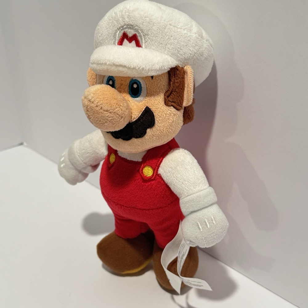 Super Mario Fire Mario & Yoshi Plush 9" Nintendo Stuffies Mario Brothers - Picture 4 of 16